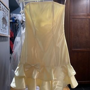 Yellow Homecoming Dress